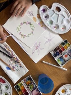 Atelier introduction aux fleurs à l’aquarelle